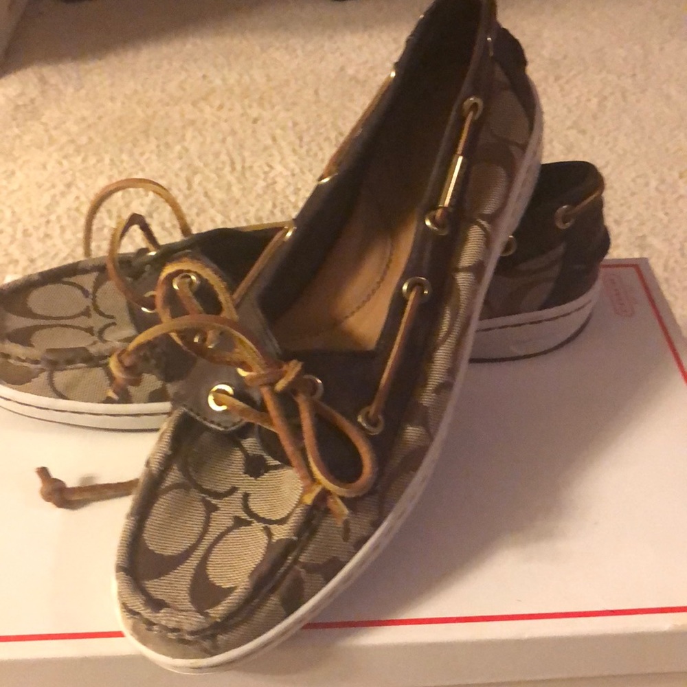 Brand New Canvas Coach shoes